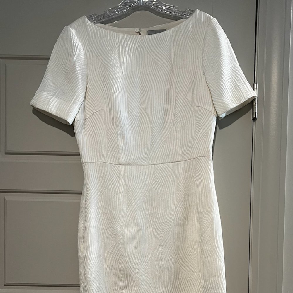 H&M - Size 6 - Ivory Cream Midi Dress